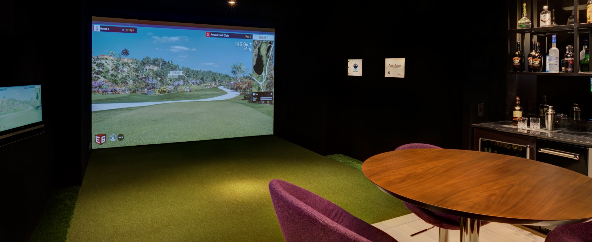 simulateur golf maison